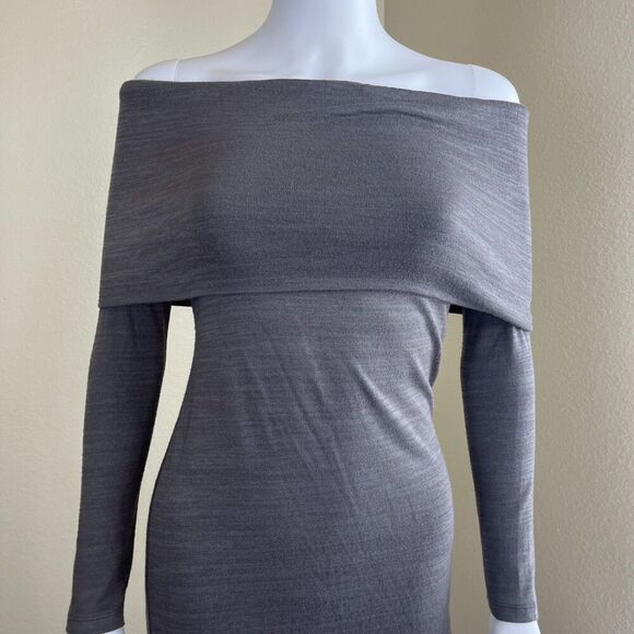 Wilfred Women's Size S Romolo Off-The-Shoulder Bandeau Bodycon Knit Mini Dress - Picture 7 of 14
